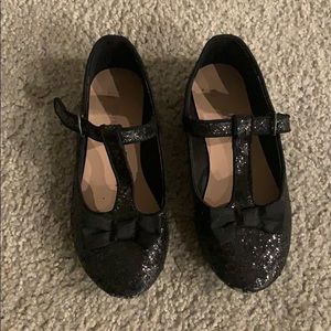 Cute girls glitter Mary Janes
